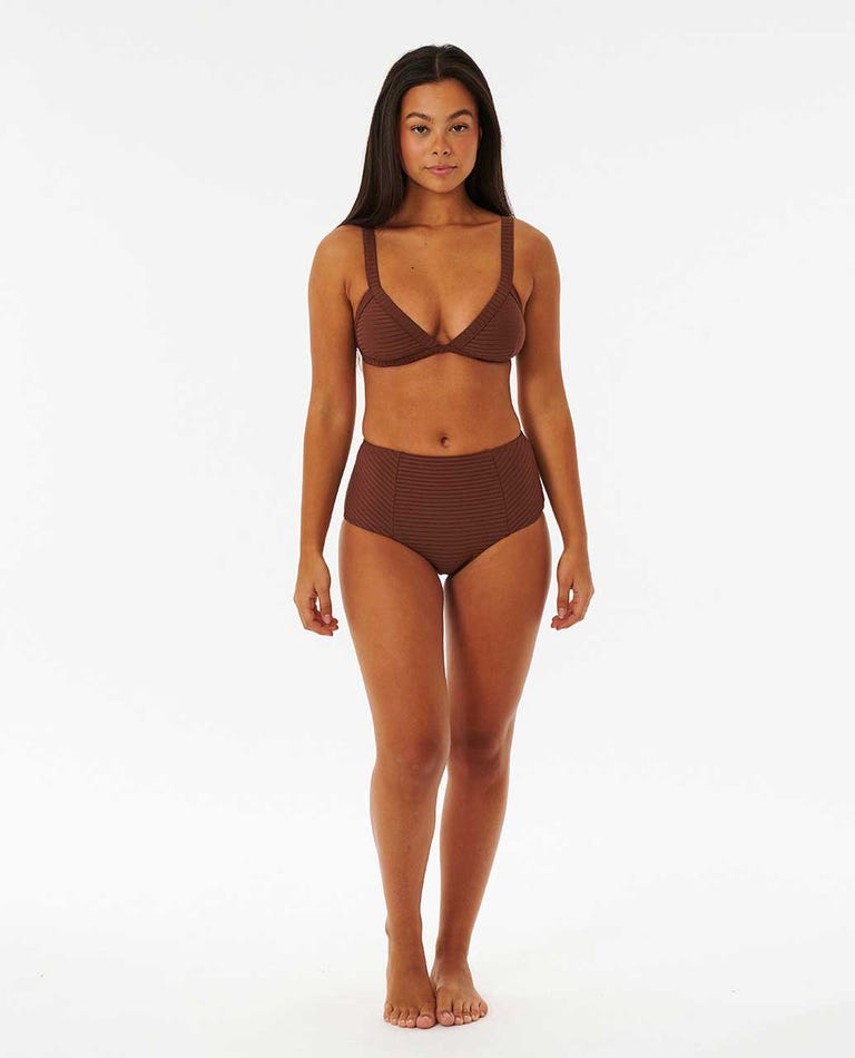 Ripcurl Premium Surf High Waist Good Coverage Bikini Bottoms