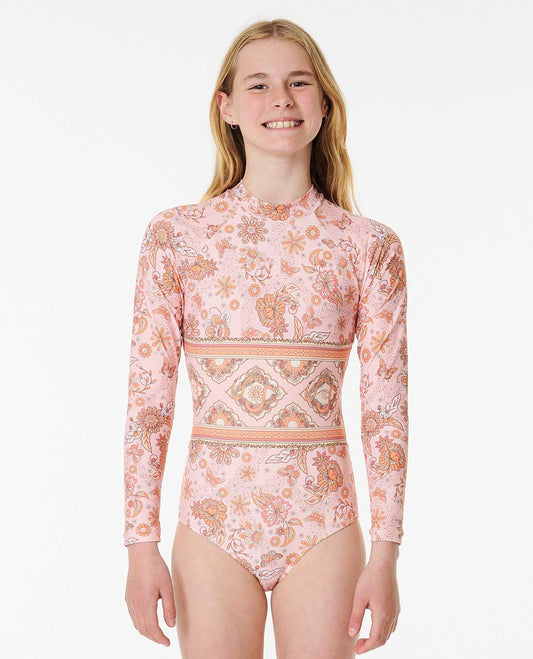 Ripcurl Sun Catcher Long Sleeve Surf Suit - Girls (8-16 years)