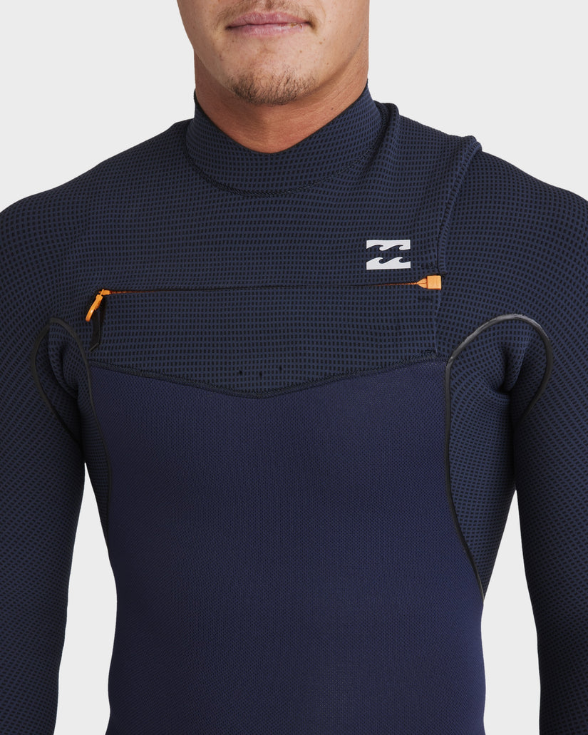 Billabong 3/2 Furnace Natural Chest Zip Steamer