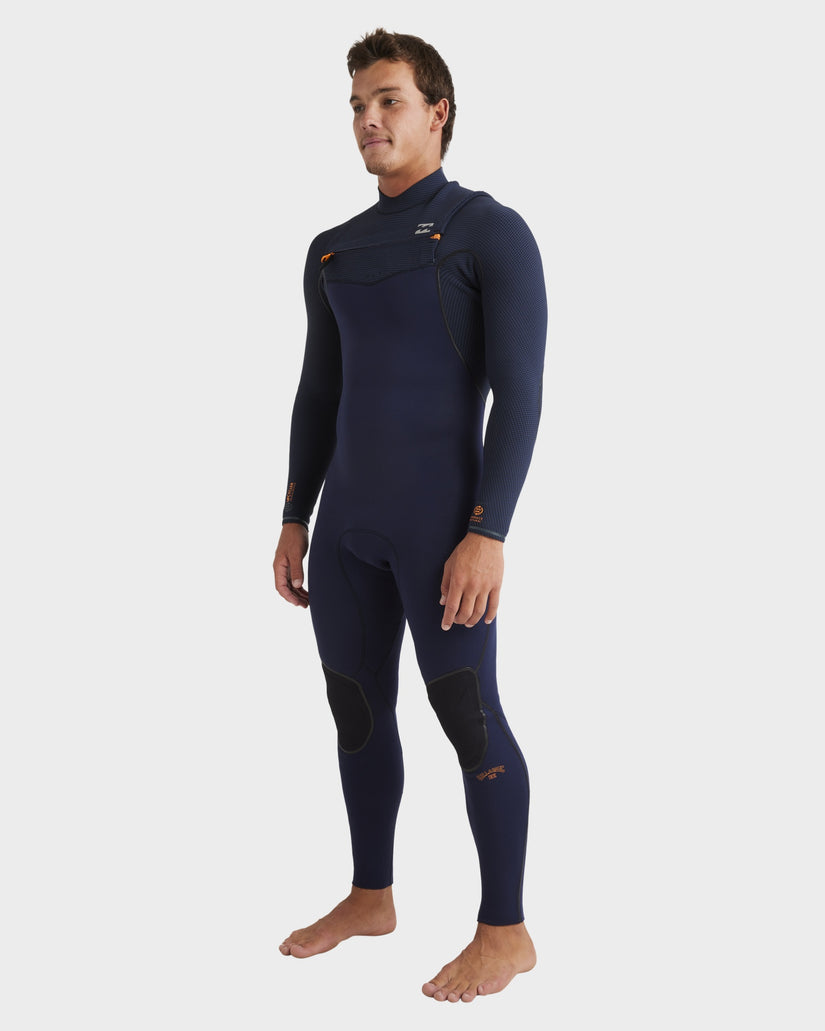 Billabong 3/2 Furnace Natural Chest Zip Steamer