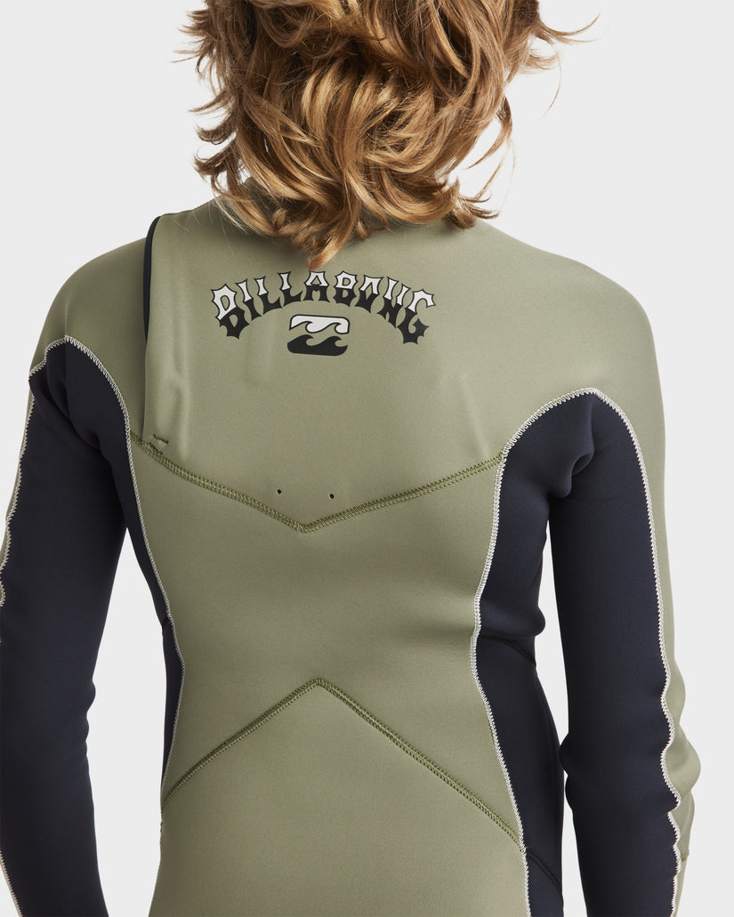Billabong Boys 6-16 3/2mm Absolute Natural Chest Zip Steamer Wetsuit