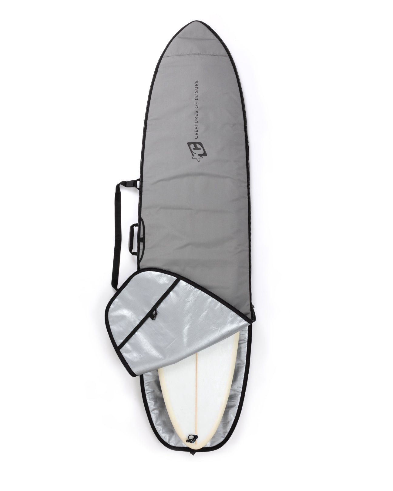FISH ICON | SILVER BLACK