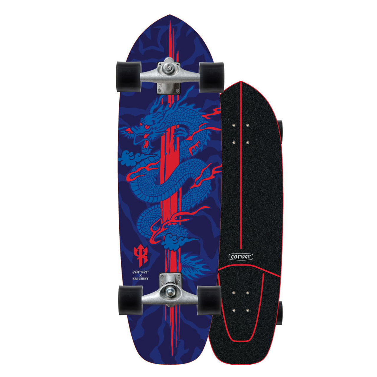 CARVER 34" KAI LENNY DRAGON SURFSKATE COMPLETE CX