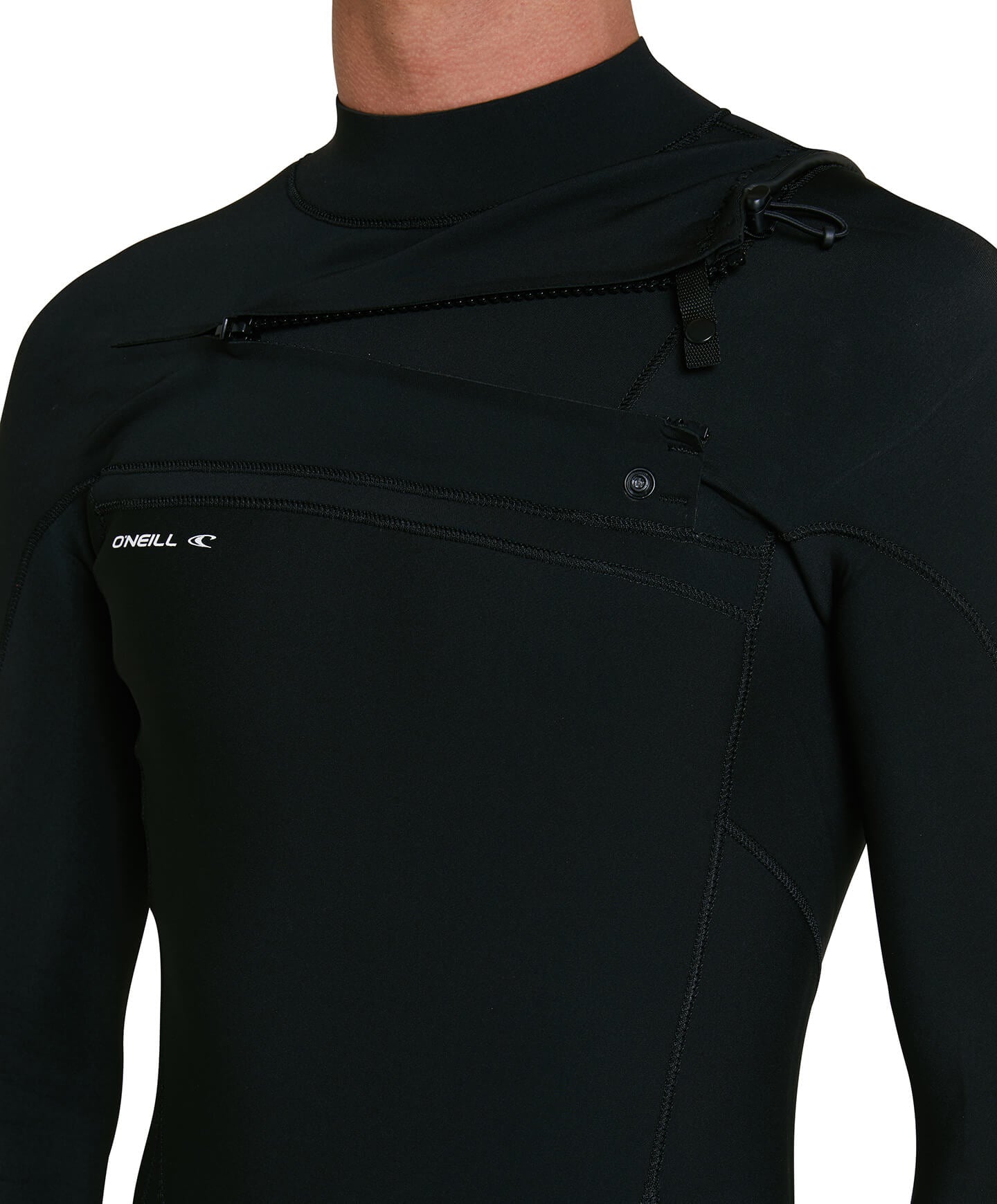O'neill Defender 3/2mm Steamer Chest Zip Wetsuit - Black
