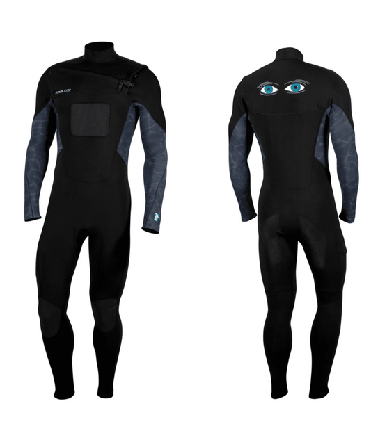 SHARK EYES HYBRID 3/3 STEAMER - SURF/DIVE WETSUIT