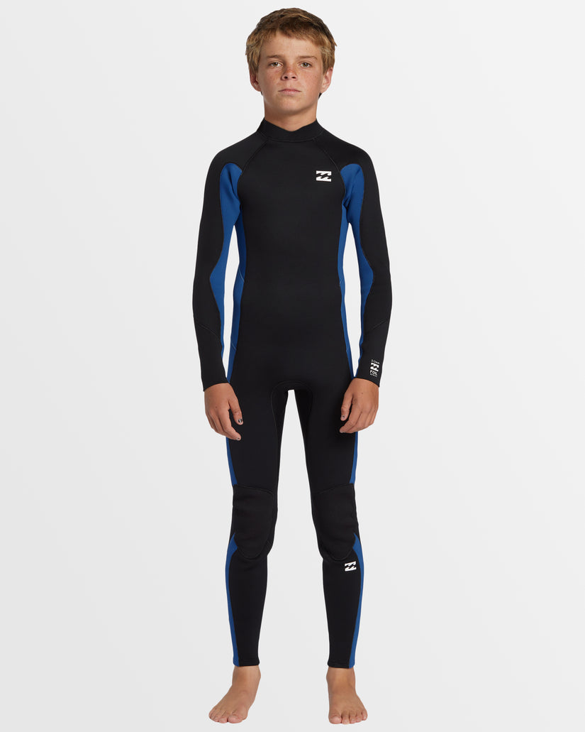 Billabong Boys 8-16 3/2mm Foil Back Zip GBS Steamer Wetsuit