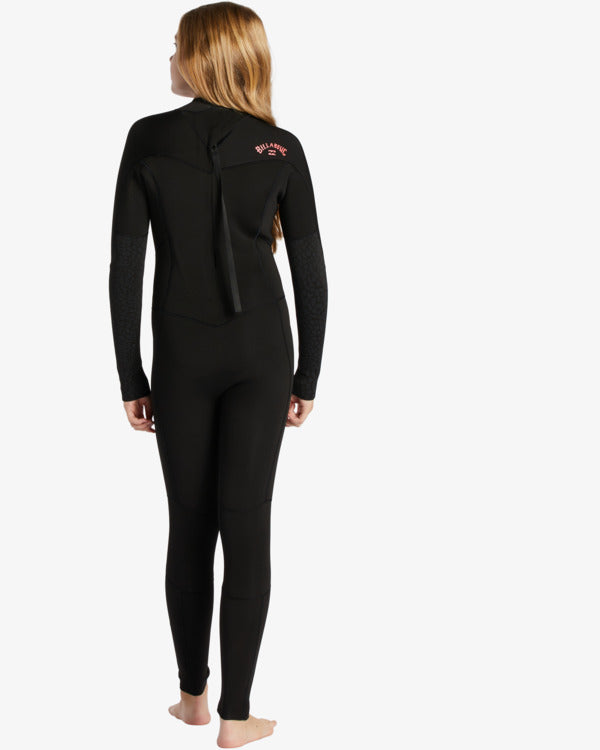 Billabong Girls 6-14 3/2 Synergy Back Zip Steamer Wetsuit