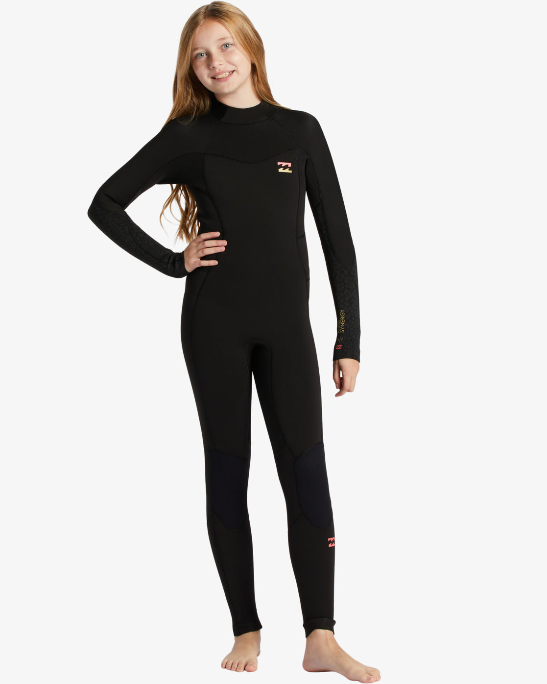 Billabong Girls 6-14 3/2 Synergy Back Zip Steamer Wetsuit