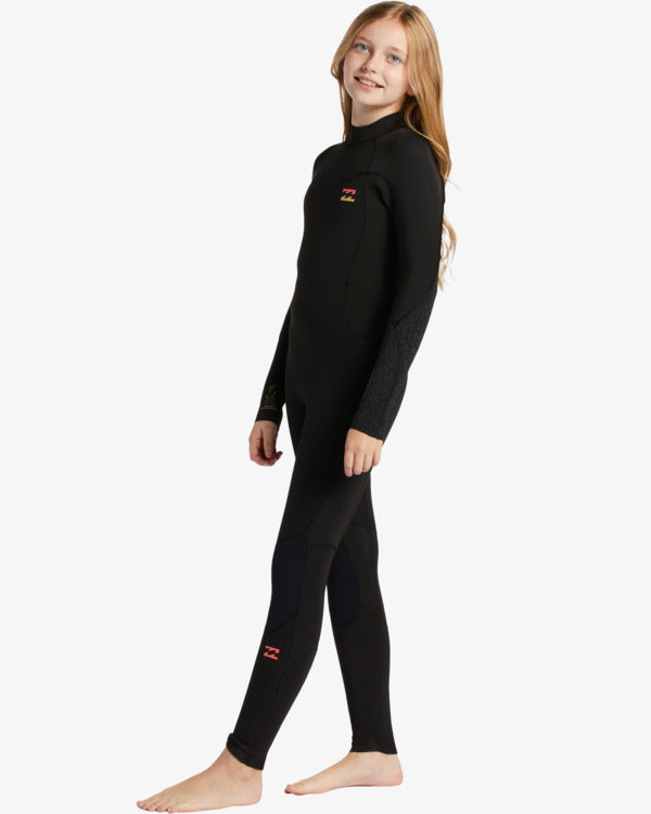 Billabong Girls 6-14 3/2 Synergy Back Zip Steamer Wetsuit