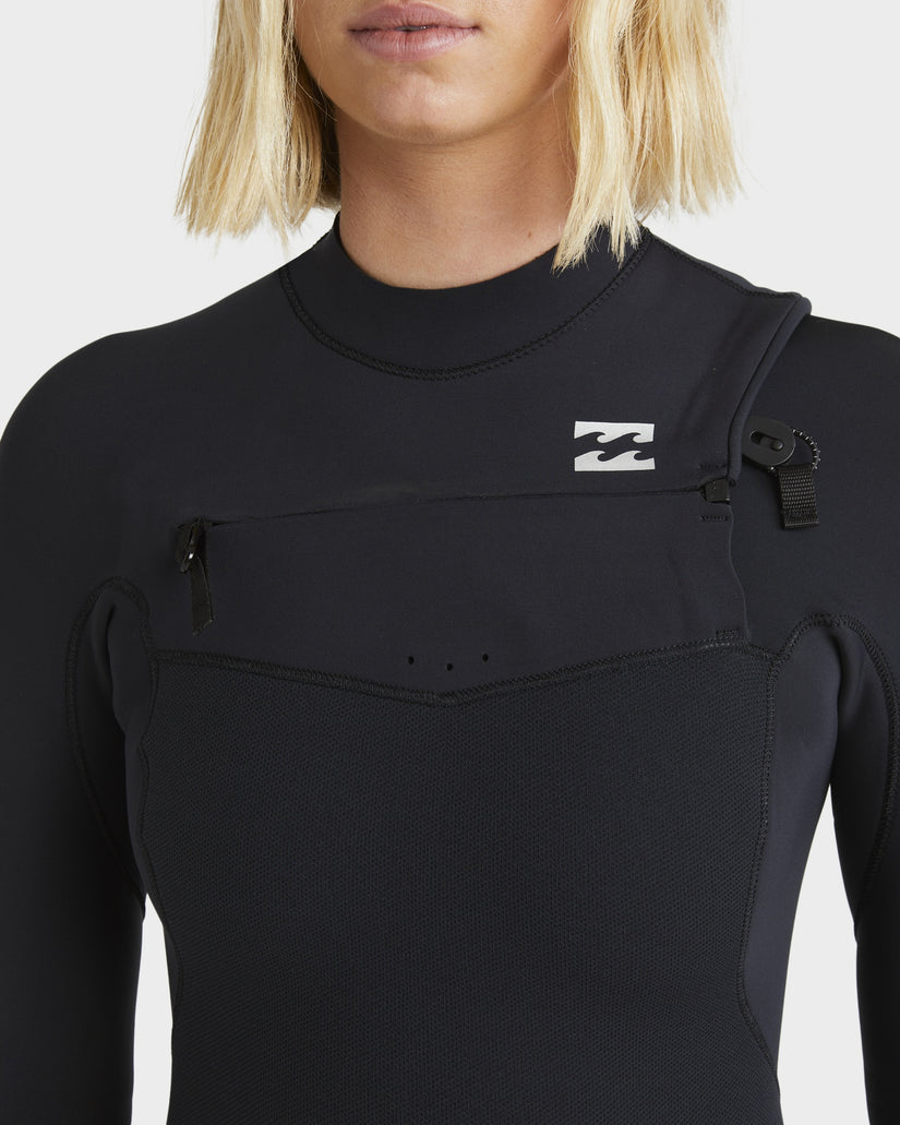 Billabong 4/3 Furnace Natural Chest Zip Steamer Wetsuit