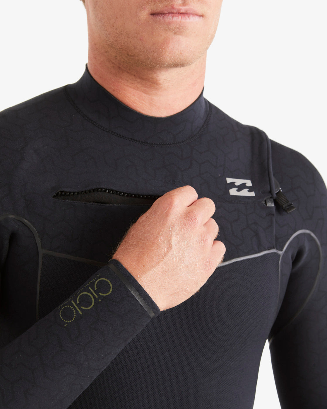 Billabong 3/2 Furnace Natural Chest Zip Steamer Wetsuit