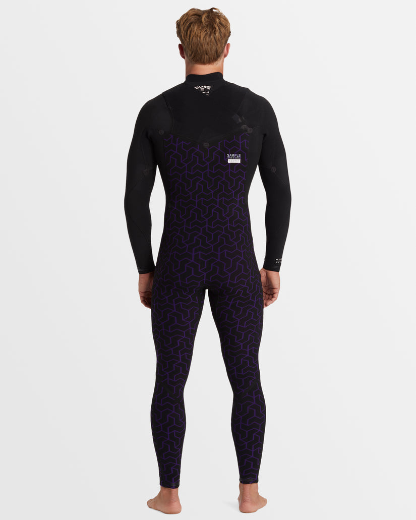 Billabong 3/2 Furnace Natural Chest Zip Steamer