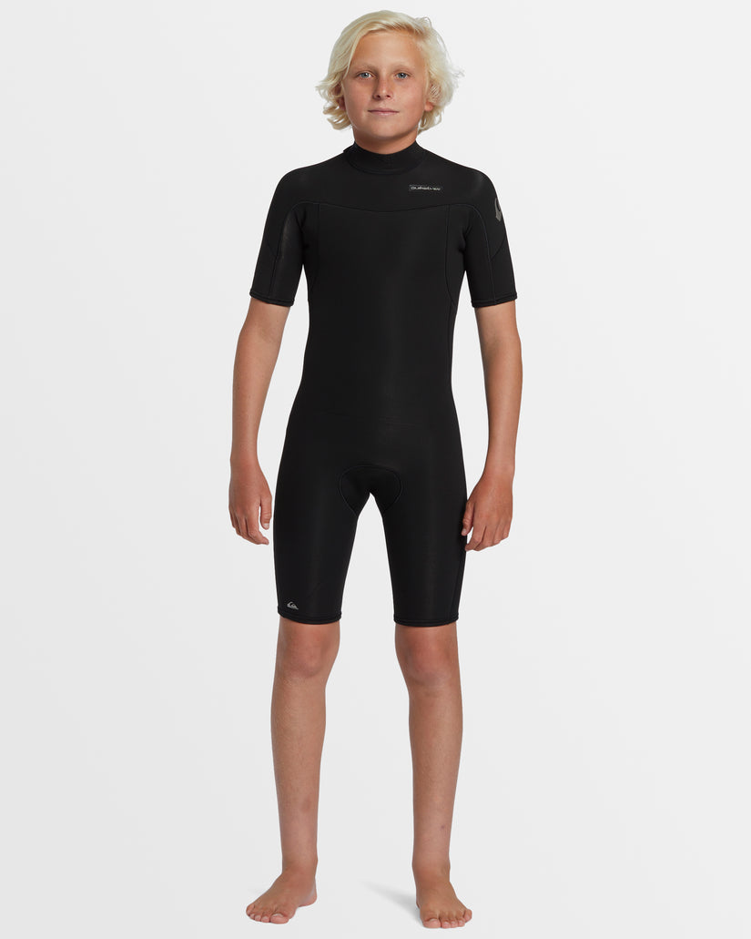 Quiksilver Boys 8-16 2/2mm Everyday Sessions Short Sleeve Back Zip Springsuit