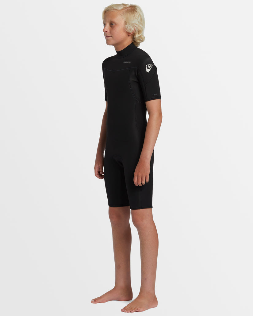 Quiksilver Boys 8-16 2/2mm Everyday Sessions Short Sleeve Back Zip Springsuit