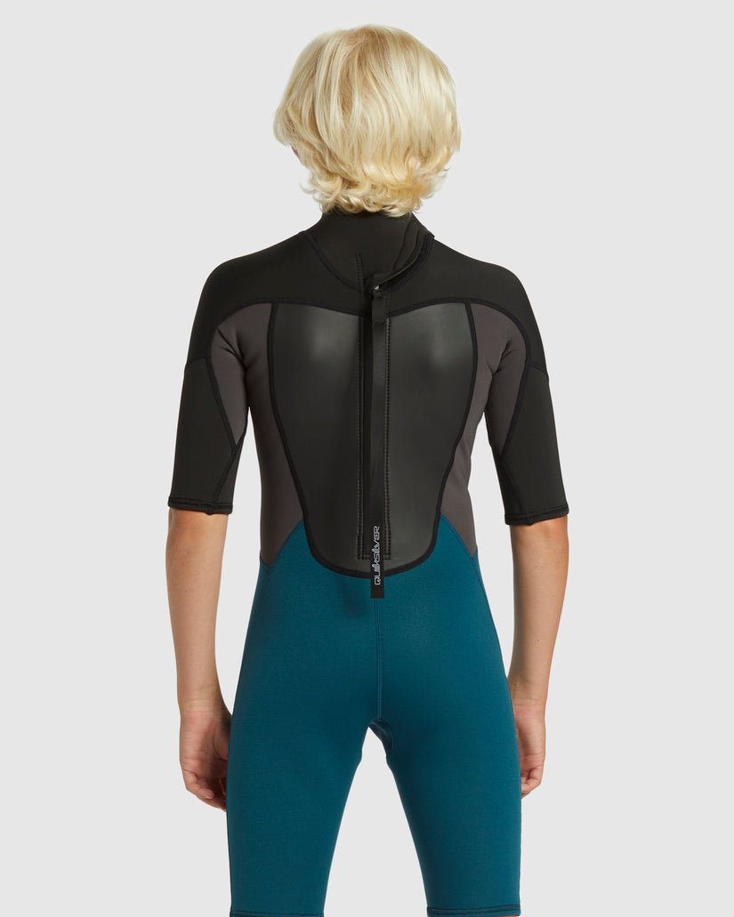 Quiksilver Boys 2/2mm Prologue Short Sleeve Back Zip Springsuit