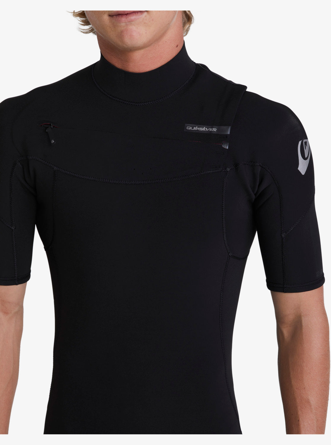 Quiksilver 2/2mm Everyday Sessions Short Sleeve Chest Zip Springsuit