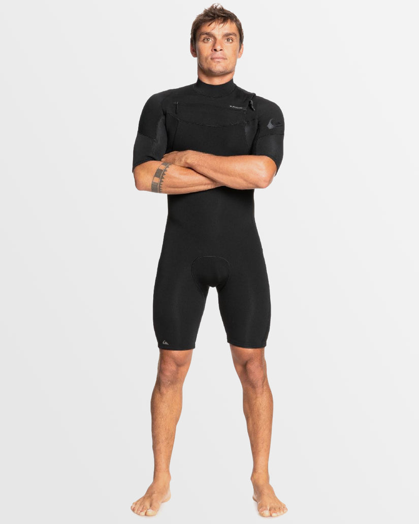 Quiksilver Mens 2/2mm Everyday Sessions Short Sleeve Spring Suit