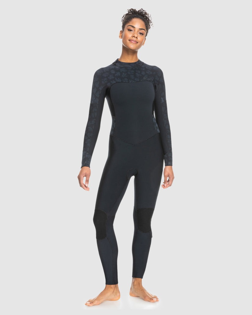 Roxy Womens 4/3mm Swell Series Back Zip Gbs Wetsuit