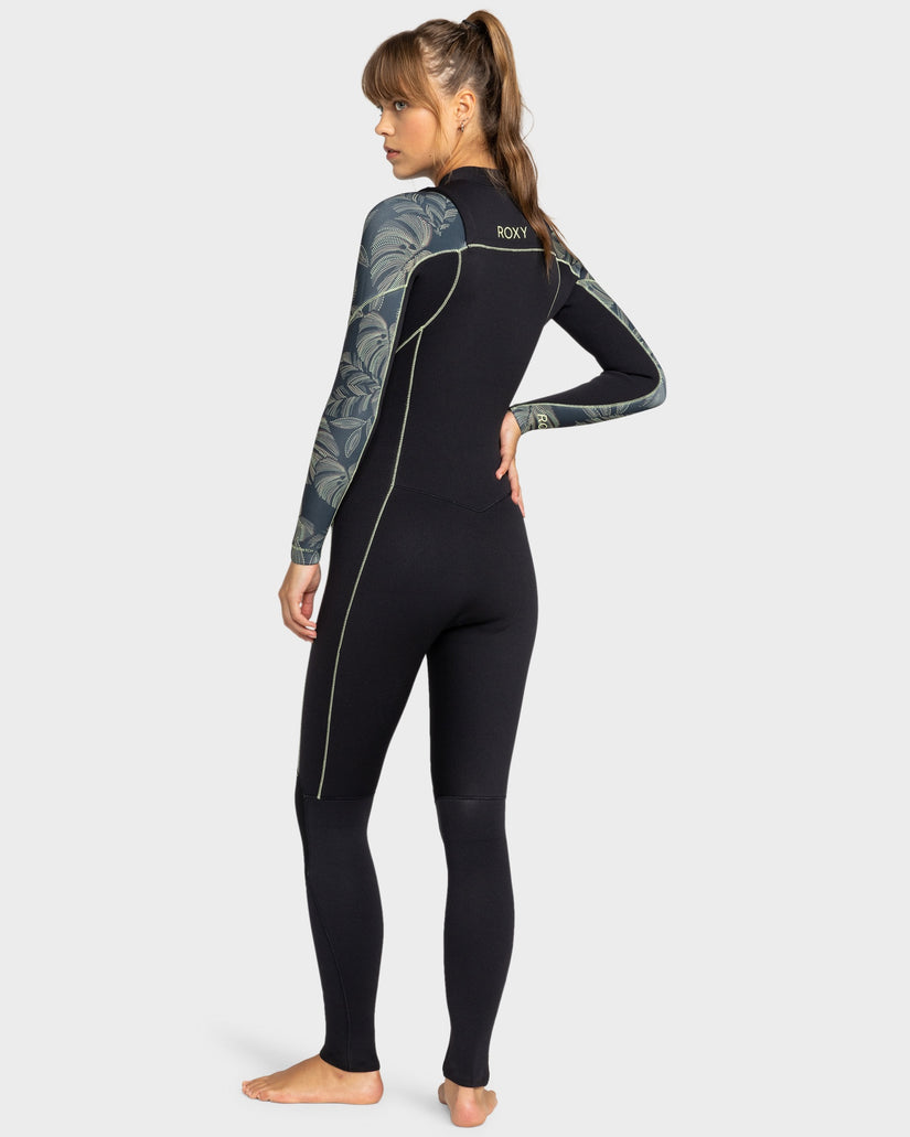 Roxy Womens 4/3 Elite XT Stretch Chestzip Wetsuit