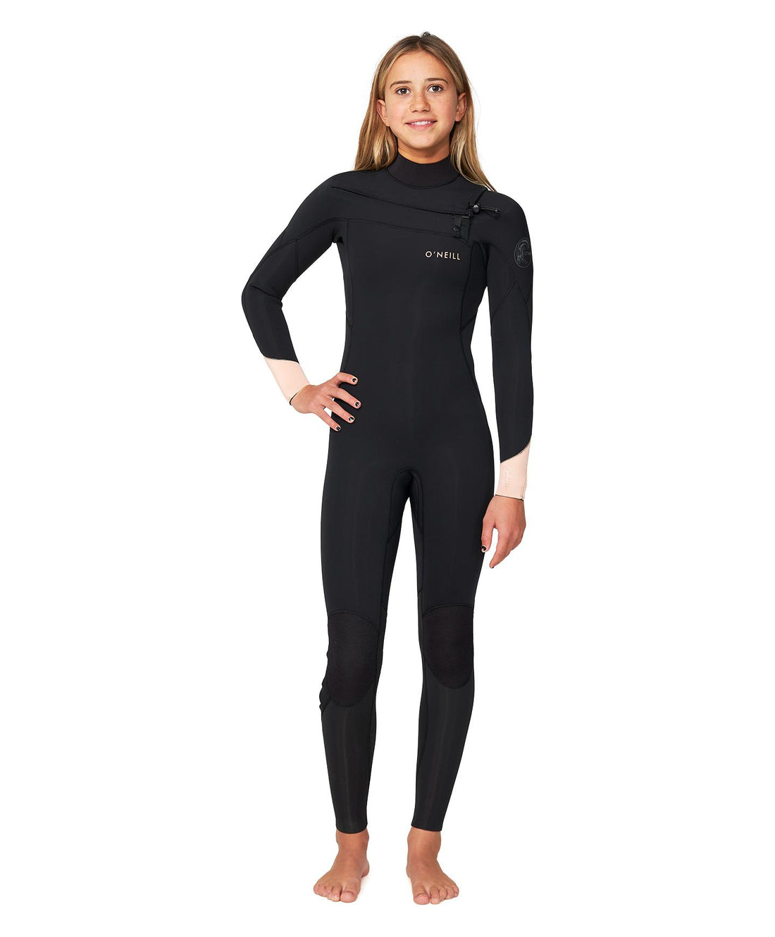 O'Neill Girl's Bahia 3/2mm Steamer Chest Zip Wetsuit