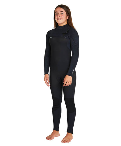 O'Neill Girl's HyperFreak 3/2+ Steamer Chest Zip Wetsuit