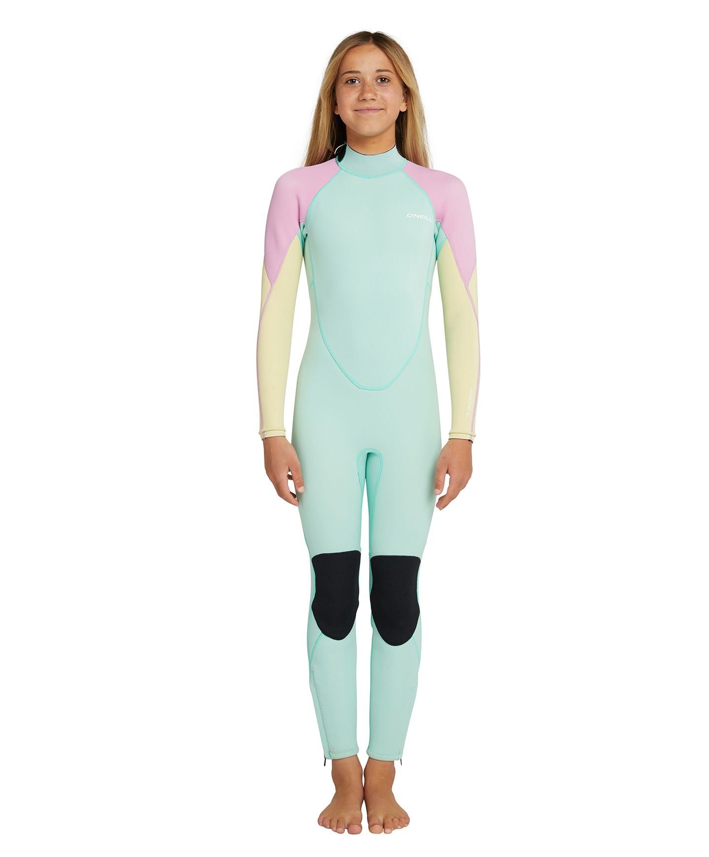 O'Neill Girl's Reactor 3/2mm Steamer Back Zip Wetsuit