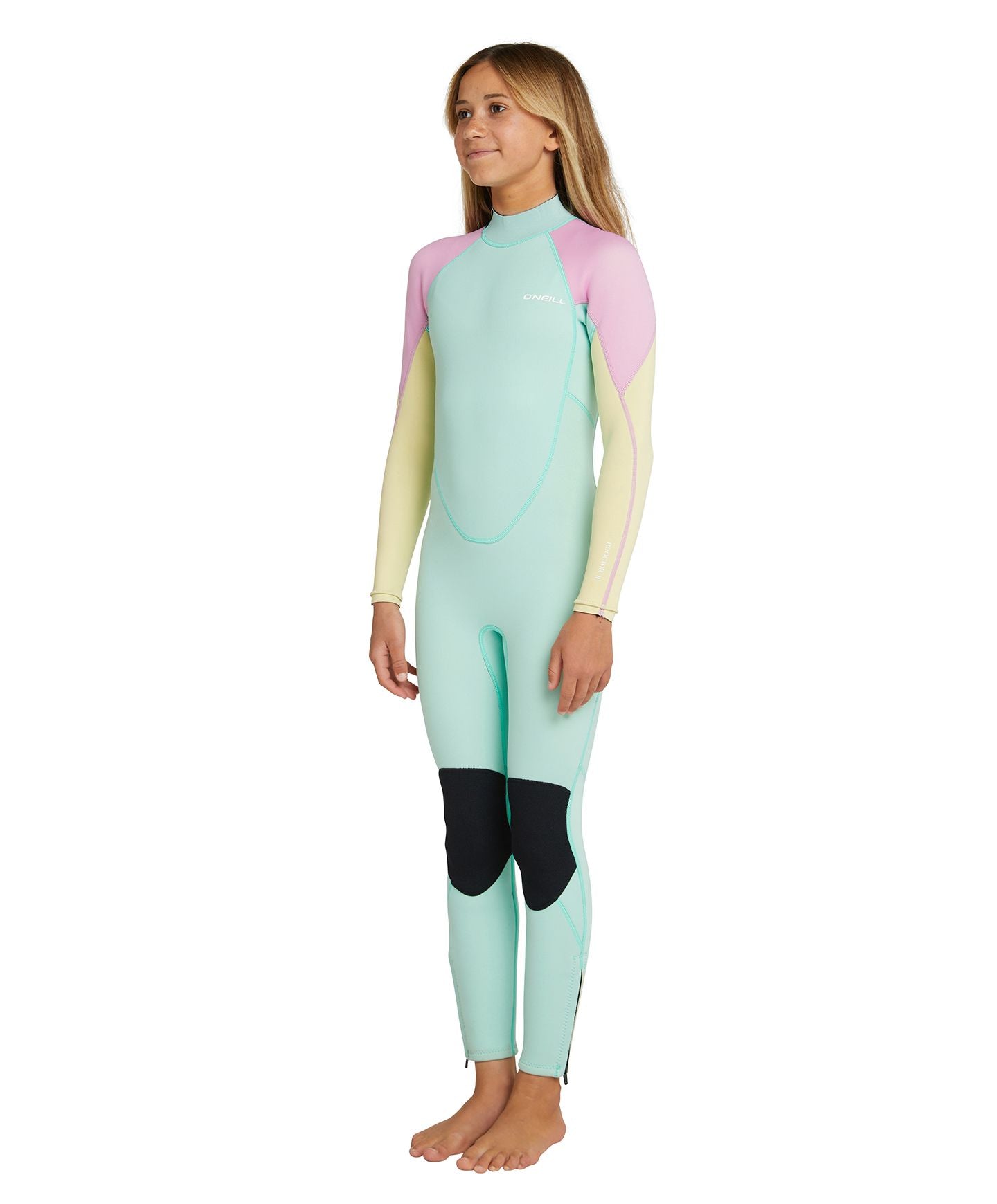 O'Neill Girl's Reactor 3/2mm Steamer Back Zip Wetsuit