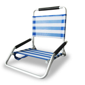BeachKit OSTRICH ALUM LOW SAND/CONCERT CHAIR -STRIPE