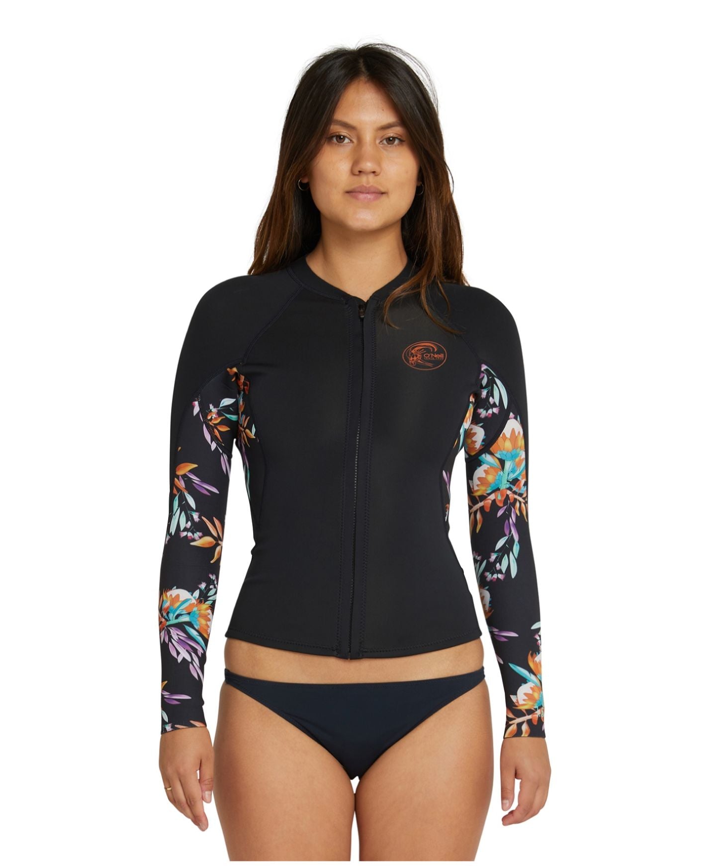 O'Neill Women's Bahia 1.5mm Full Zip Wetsuit Jacket