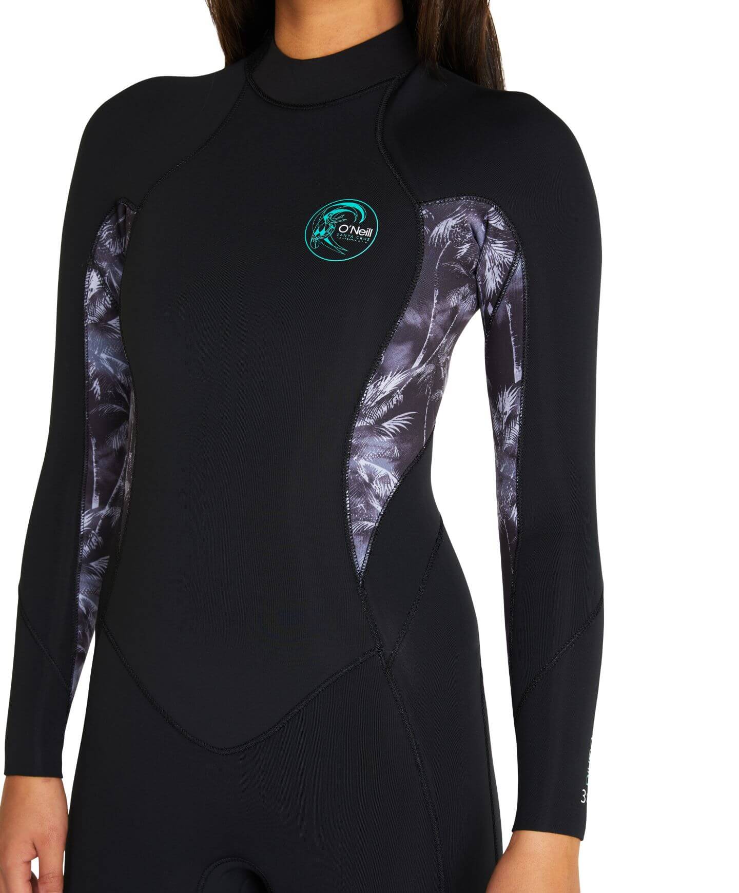 O'Neill Bahia 4/3mm Steamer Back Zip Wetsuit - Hanalei