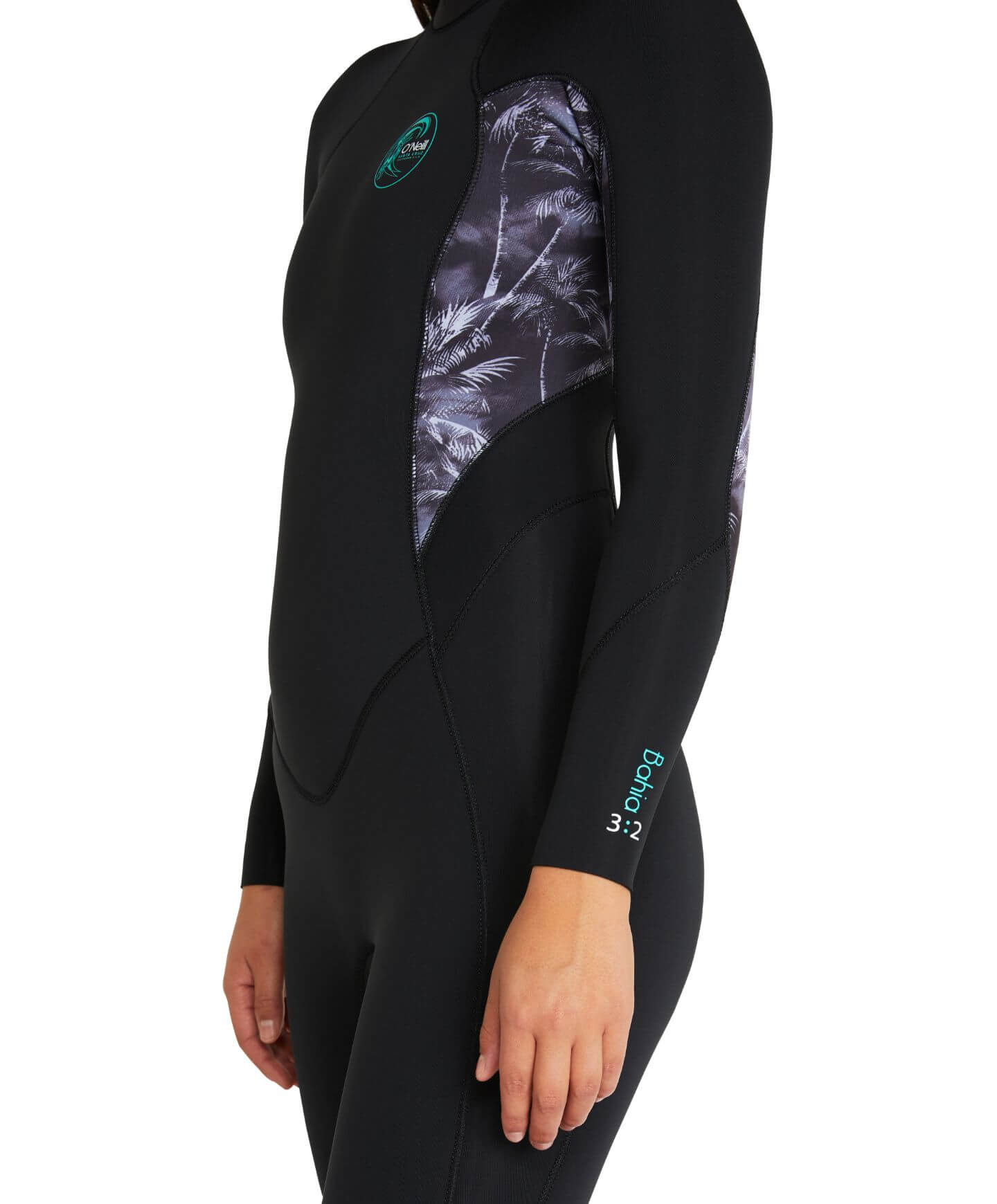O'Neill Bahia 4/3mm Steamer Back Zip Wetsuit - Hanalei