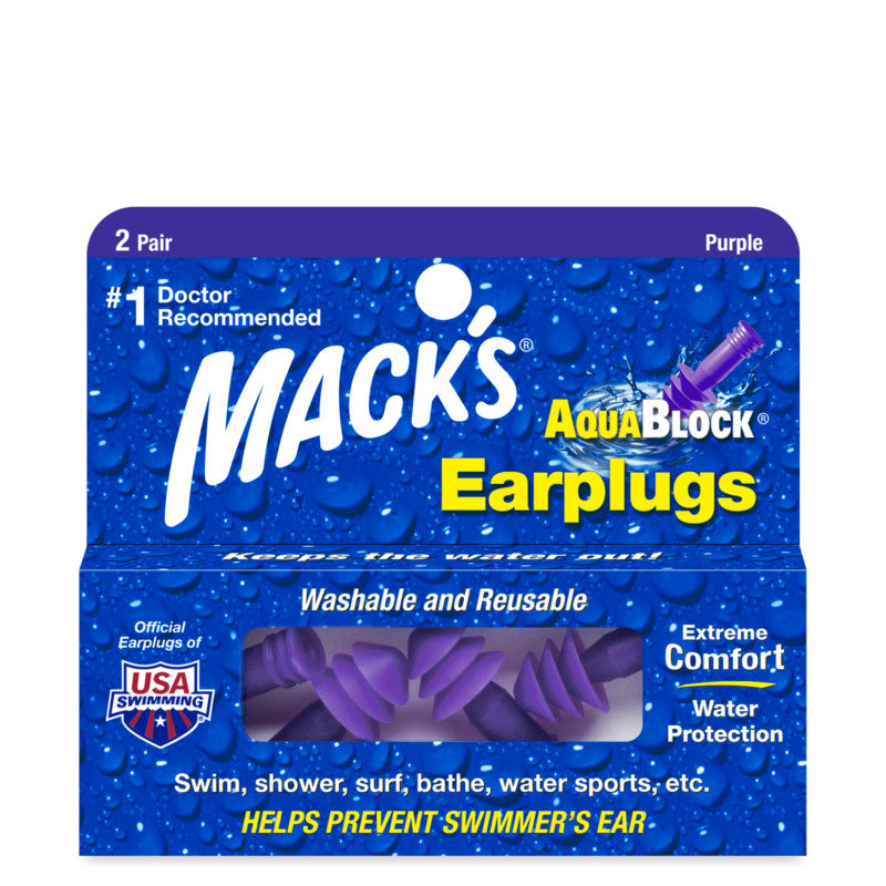 MACKS AQUABLOCK EARPLUGS