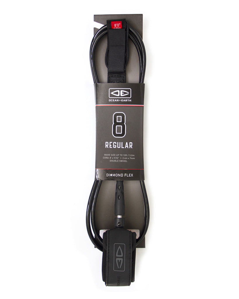 O&E Regular Moulded Leash 8ft