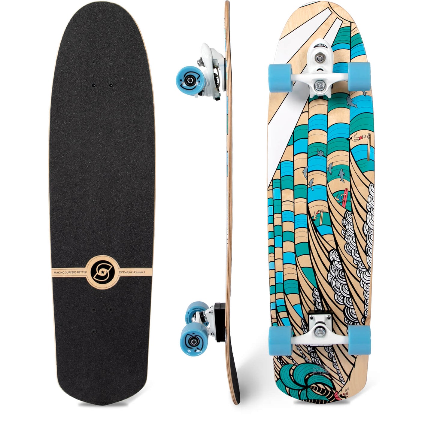 Smoothstar 37″ Dolphin Cruiser Longboard II THD