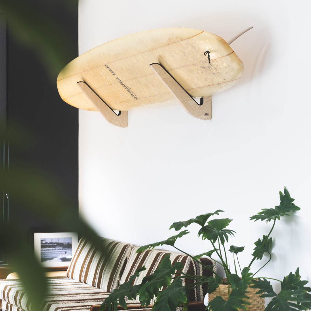 O&E - LONGBOARD TIMBER WALL DISPLAY RACK