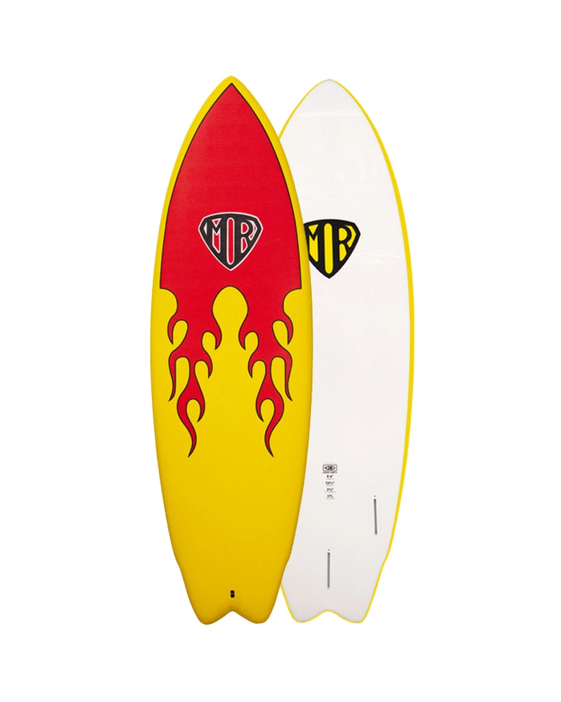 MR Epoxy Twin Fin Softboard 5'6