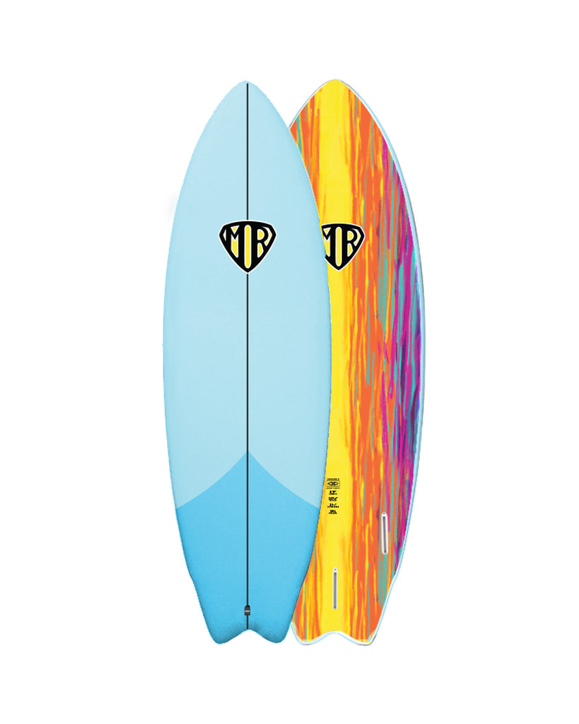 MR Epoxy Twin Fin Softboard 6'0