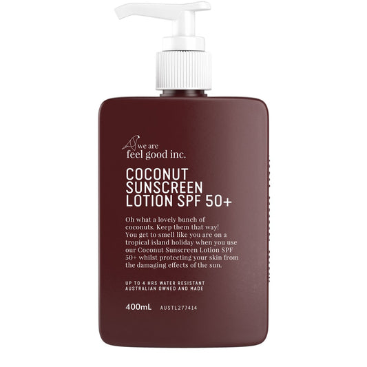 We Are Feel Good Inc. Coconut Sunscreen 50+ 400ml