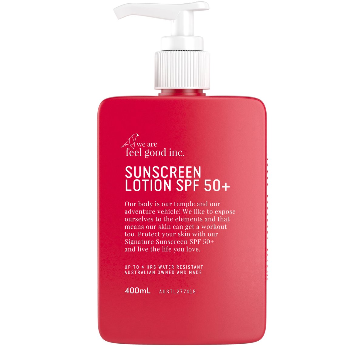We Are Feel Good Inc. Sunscreen 50+ 400ml