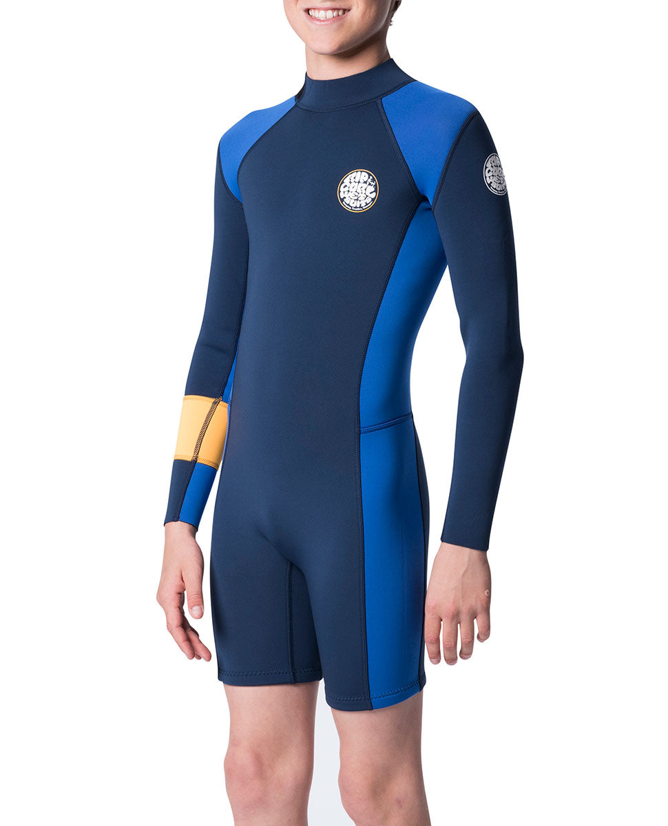 Ripcurl Jnr Boys 1.5mm Aggrolite Long Sleeve Springsuit