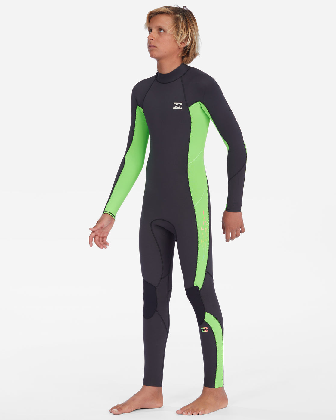 Billabong Boy's 4/3 Absolute Back Zip Full Wetsuit