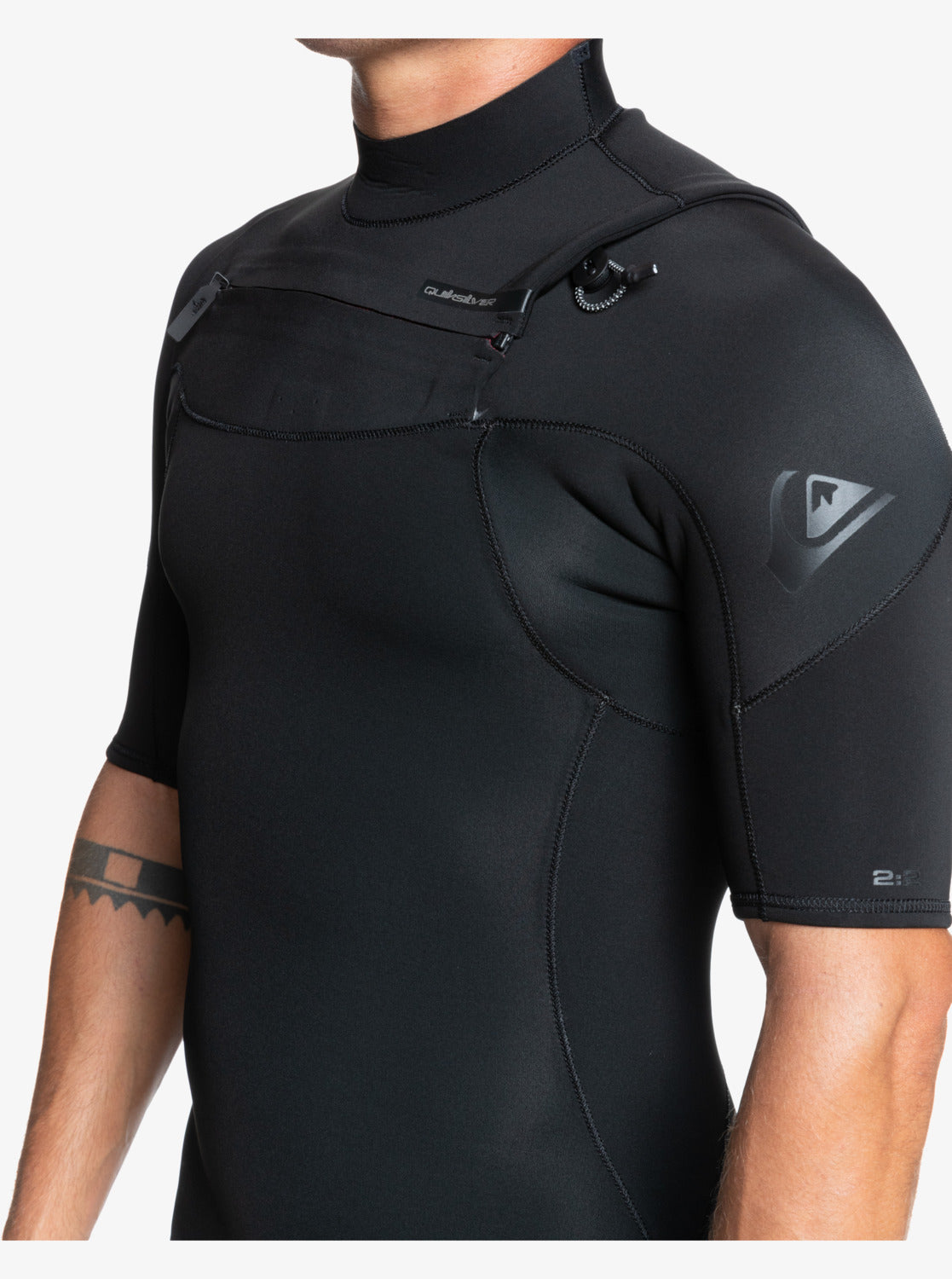 QUIKSILVER Everyday Sessions 2/2 Chest Zip Short Arm Steamer