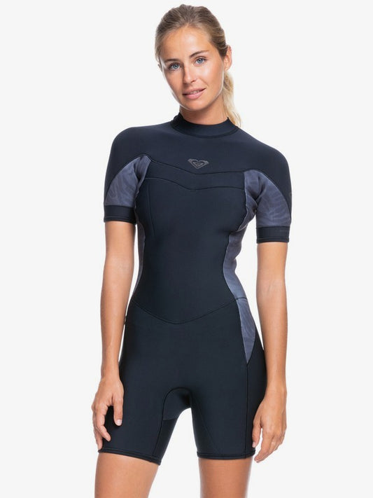 Roxy Womens 2/2mm Syncro Back Zip Short Sleeve Springsuit