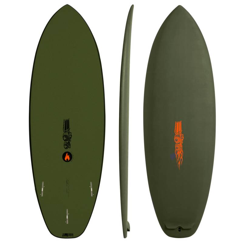 FLAME FISH SOFTBOARD - MILITARY