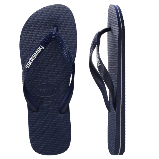 Mens Rubber Logo Thongs