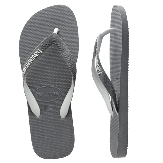 Mens Rubber Logo Thongs