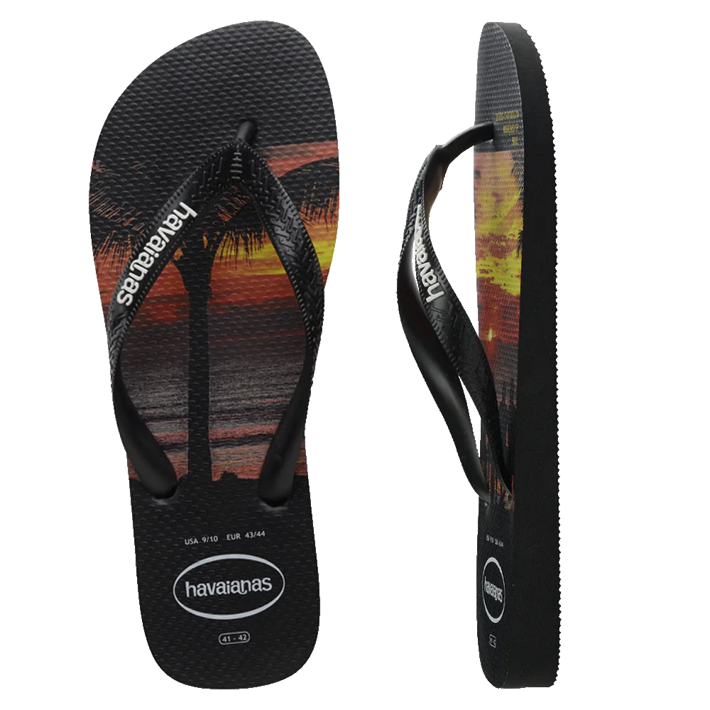 Mens Print Thongs