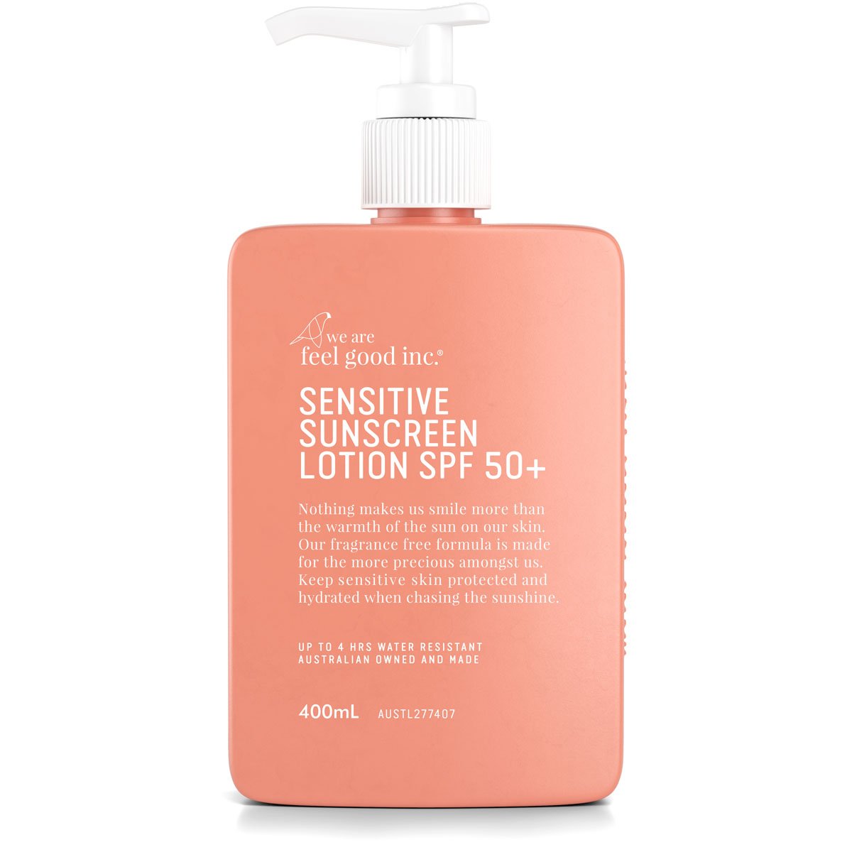 We Are Feel Good Inc. Sensitive Sunscreen 50+ 400ml