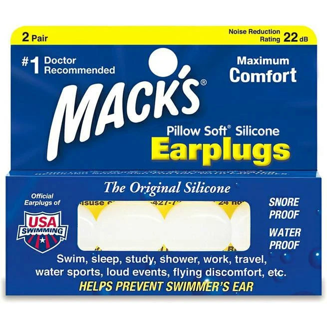 MACKS SILICONE EARPLUGS