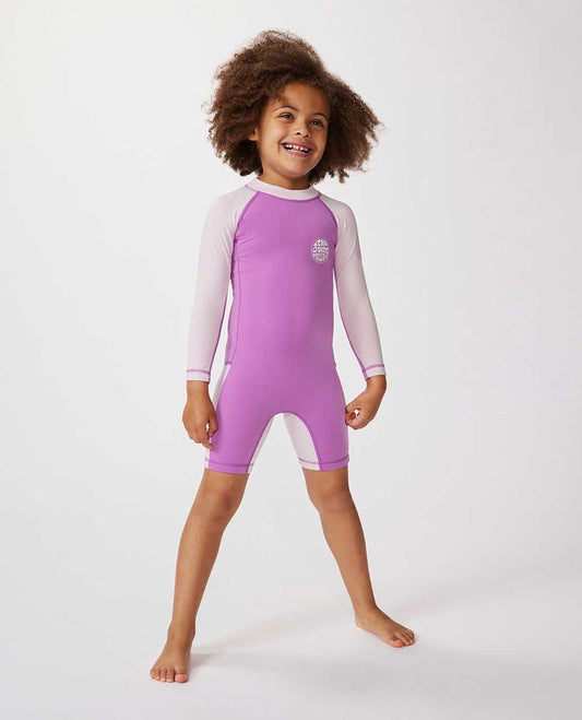 Ripcurl Icons UV Brushed Surf Suit - Girls (1-8 years)